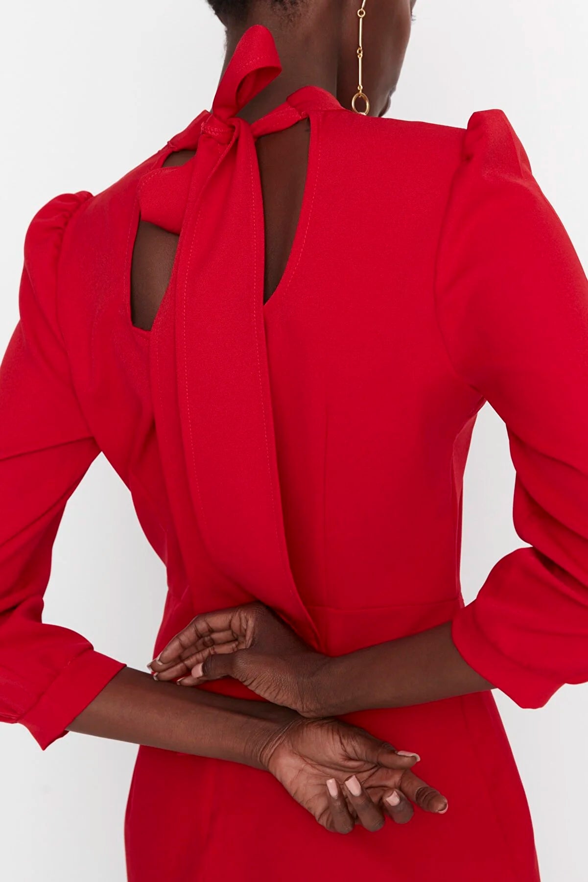 Red Halterneck Dress