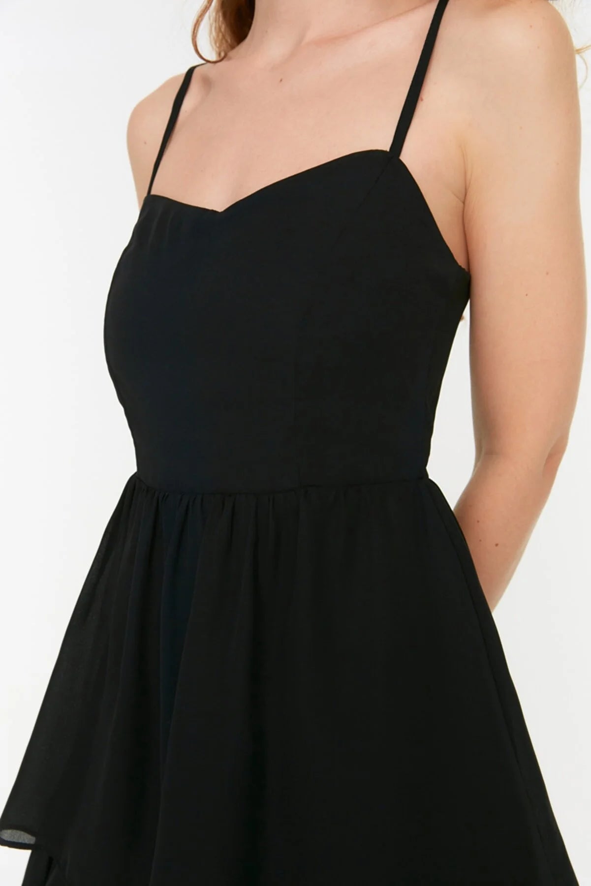 Black Ruffle Dress