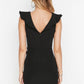 Black Ruffle Dress