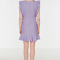 Lilac Ruffle Detailed Dress