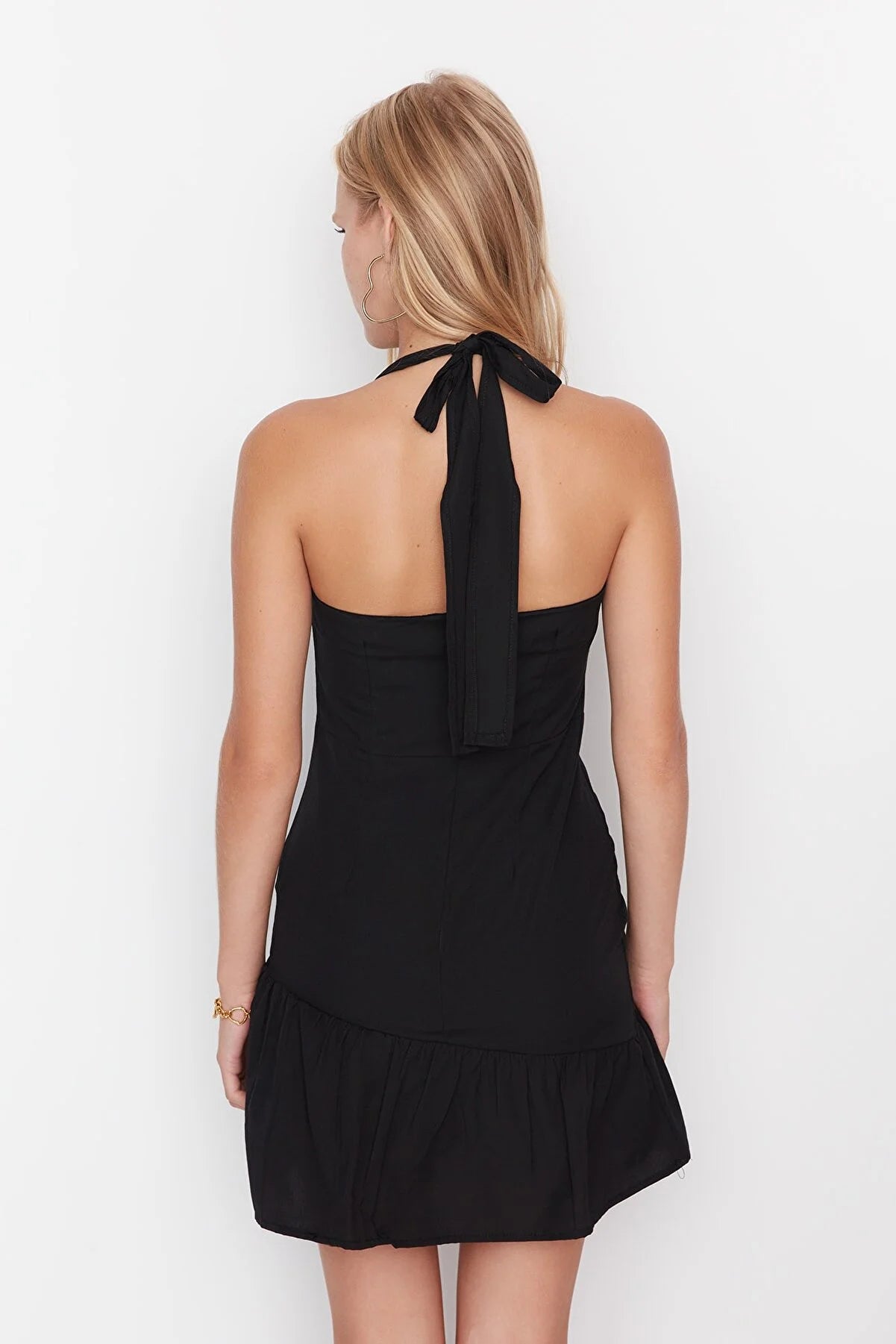 Black Low Back Dress