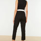 Black Belted Jumpsuit