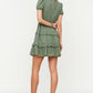 Mint Fabric Textured Dress