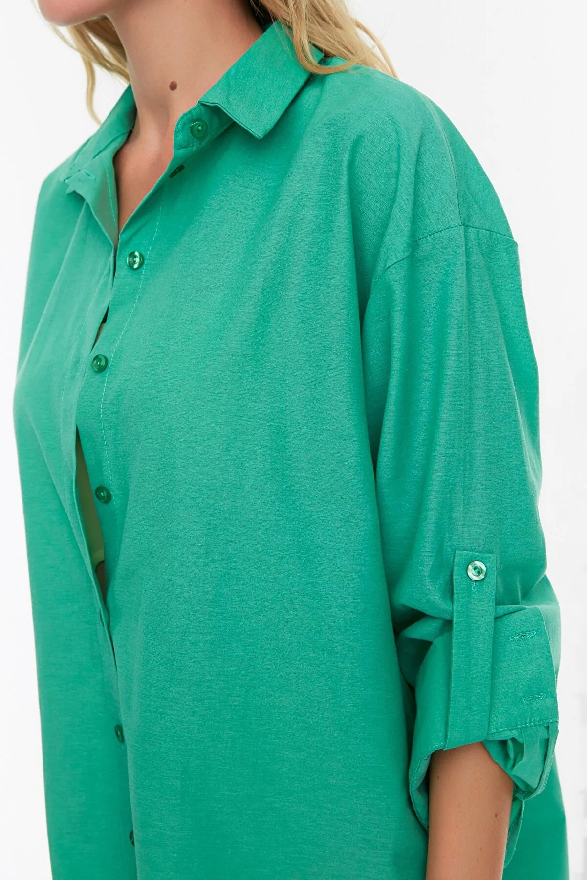 Green Tunic Boy Beach Shirt