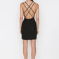 Black Back Detailed Dress