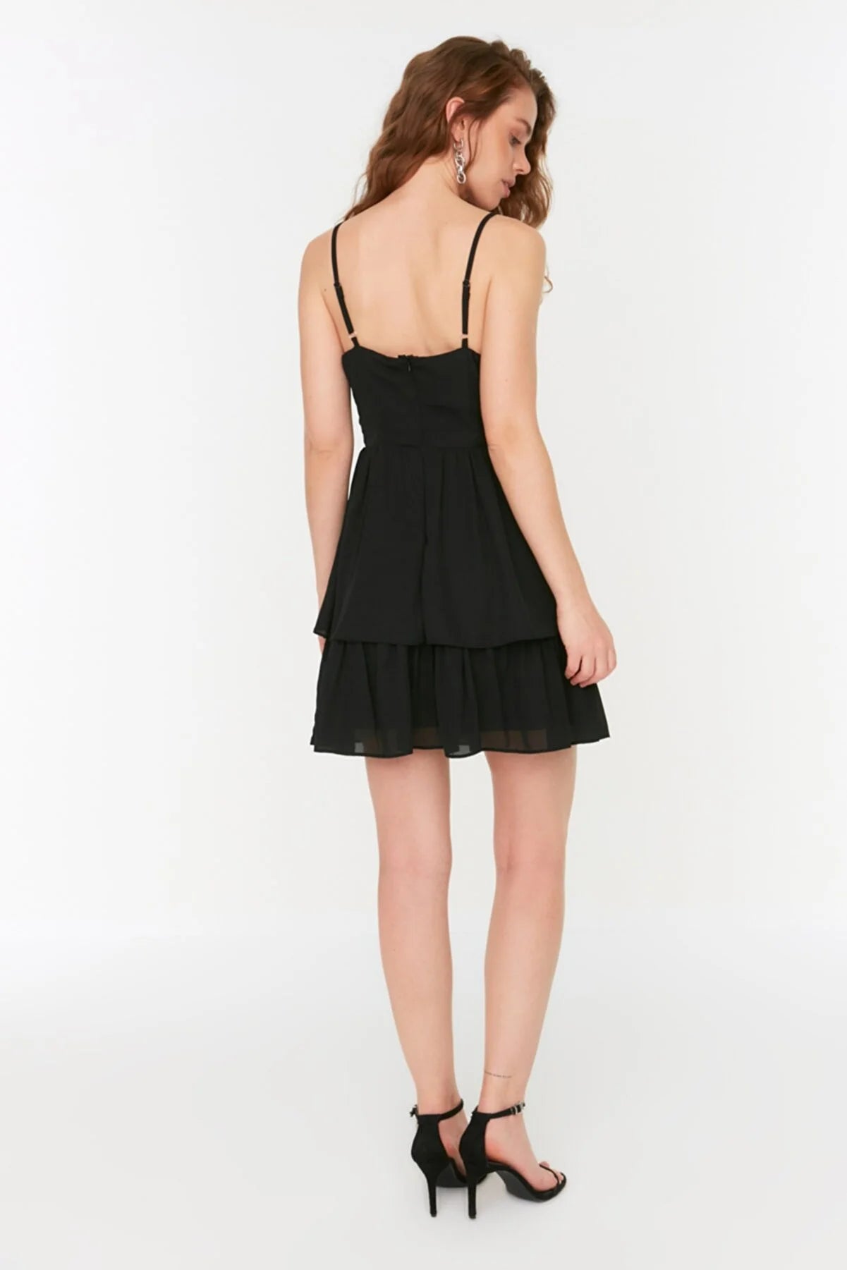 Black Ruffle Dress