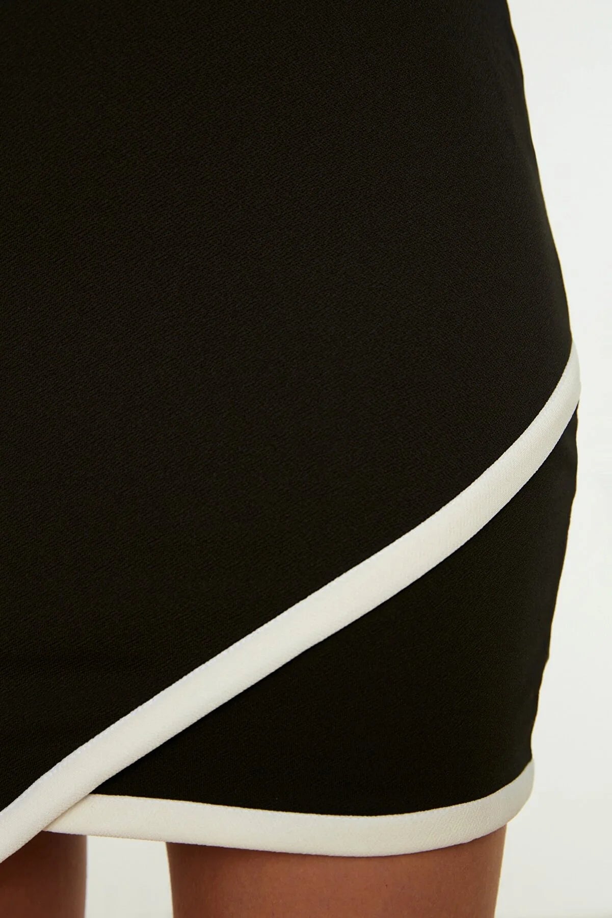 Black Strap Mini Knitted Dress