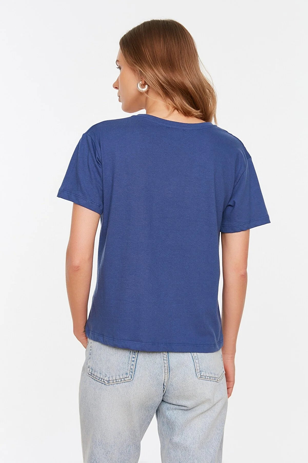 Printed Semi-fitted Knitted T-Shirt