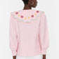 Pink Collar Detailed Shirt